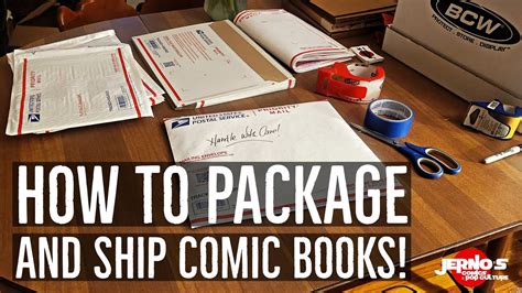 how to ship comic books